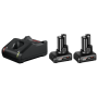&nbsp;"Bosch-Starter-Set 2x GBA 12V 6.0Ah + GAL 12V-40-Bosch-Hardware/Electronic"