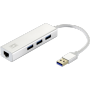 Level One - USB-0503-集线器-3 x SuperSpeed USB 3.0 + 1 x 10/ 100/ 1000-台式机 (USB-0503)