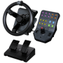 Logitech - Heavy Equipment - G-Series - Bundle - Lenkrad- und Pedale-Set - kabelgebunden - f�r PC (945-000062)