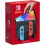 Nintendo - Switch (OLED-Modell) (neon-rot/neon-blau)