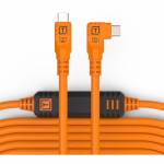 Tether Tools - TetherPro USB-C auf USB-C rechter Winkel orange 9,4m