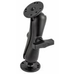 Ram Mounts - Aufbau-Set - 2x runde Basisplatte (AMPS), mittlerer Verbindungsarm, C-Kugel (1.5 ) (RAM-101U) (RAM-101U)