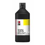 Marabu - Textilfarbe Textil, schwarz, 500 ml, Flasche auf Wasserbasis, f�r helle Textilien, waschbest�ndig bis - 1 St�ck