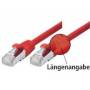Tecline - SF/UTP Cat5e - 2m - RJ-45 - RJ-45 - M�nnlich/m�nnlich - Cat5e - SF/UTP (S-FTP) - Rot (70802R)