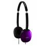 Jvc Has160v Flats Lightweight Folding Headphone Vi - Jvc Has160v Flats Folding Headphones On Ear Violet