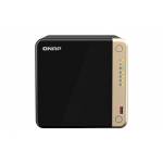 Qnap - QNAP TS-464 - NAS-Server - 4 Sch�chte - SATA 6Gb/s - RAID 0, 1, 5, 6, 10, JBOD - RAM 8 GB - 2.5 Gigabit Ethernet - iSCSI Su
