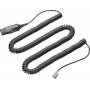 Poly - Poly HIS Adapter Cable - Headset-Kabel - Quick Disconnect m�nnlich - gewickelt - f�r AVAYA 96XX, Definity 9631, one-X 