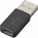 Poly - Poly - USB-Adapter - USB-C (W) zu USB (M) - f�r Blackwire C3210 USB-C, C3215 USB-C, C3220 USB-C, C3225 USB-C (209506-01)