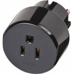 Brennenstuhl - Reiseadapter USA, Japan/Schutzkontakt (schwarz)