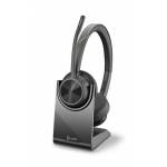Hp Poly - Poly Voyager 4300 UC Series 4320 - Headset - On-Ear - Bluetooth - kabellos - USB-A - Ger�uschisolierung - Zertifiziert f&uu