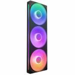 Nzxt - Nzxt Rf-u36hf-b1 Computer Cooling System Computer Case Fan 36 Cm Black