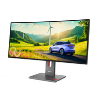 Lenovo - LENOVO ThinkVision P34WD-40 86,36cm 4Zoll 3440x1440 IPS 120Hz USB-C docking 140W Speakers 2x3W Daisy Chain KVM/eKVM TopSeller