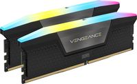 Corsair - DIMM 16 GB DDR5-5200 (2x 8 GB) Dual-Kit (schwarz, CMH16GX5M2B5200C40, Vengeance RGB, INTEL XMP)