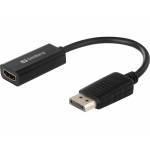 &nbsp;"Sandberg-- Video- / Audio-Adapter - DisplayPort / HDMI - DisplayPort (M) - HDMI, 19-polig (W) (508-28)-Sandberg-Hardware/Electronic"