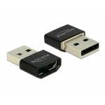 Delock - DELOCK HDMI Adapter A Buchse > USB Typ-A Stecker schwarz