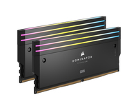 Corsair - CORSAIR Dominator Titanium RGB - DDR5 - Kit - 48GB: 2 x 24GB - DIMM 288-PIN - 6000 MHz / PC5-48000 - CL30 - Schwarz (CMP48GX5M2B
