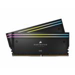 Corsair - CORSAIR Dominator Titanium RGB - DDR5 - Kit - 48GB: 2 x 24GB - DIMM 288-PIN - 7200 MHz / PC5-57600 - CL36 - Schwarz (CMP48GX5M2X