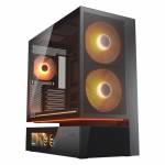 Cougar - COUGAR Geh�use Midi-Tower CFV235 Vision, ARGB, Mesh, Schwarz