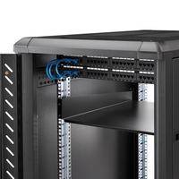 Startech - StarTech.com 2 HE Fest montierter Fachboden f�r Server Rack - Schrank bis 22 Kg - 55cm Tief - Rack - Regal - Schwarz - 2U -