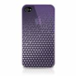 Linksys - Belkin Emerge 060 - Schutzh�lle f�r Mobiltelefon - Stahl, Purple Lightning - f�r Apple iPhone 4, 4S (F8W049CWC00)