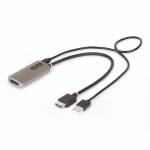 Startech - StarTech.com HDMI to DisplayPort Adapter, 8K 60Hz, Active Video Converter (148B-HDMI-DP-8K)