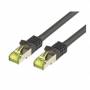 M-cab - McabCat.7 Rohkabel S-FTP-PIMF-HALOGENFREE15M BLACK,AWG26/7,4 PRS CBL,600 MHZ ML (3720)